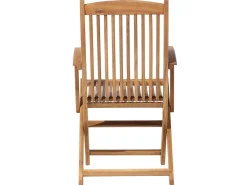 Beliani 8-Istuttava Ulkoruokailuryhma Akasiapuu Vaalea Puu Maui Cheap