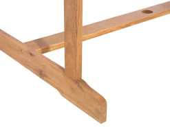 Beliani 8-Istuttava Ulkoruokailuryhma Akasiapuu Vaalea Puu Maui Cheap