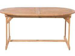 Beliani 8-Istuttava Ulkoruokailuryhma Akasiapuu Vaalea Puu Maui Cheap