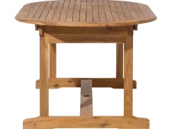 Beliani 8-Istuttava Ulkoruokailuryhma Akasiapuu Vaalea Puu Maui Cheap