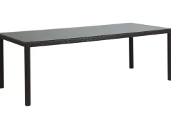 Beliani 8-Istuttava Ulkoruokailuryhma Polyrottinki Tummanruskea Italy Best Sale