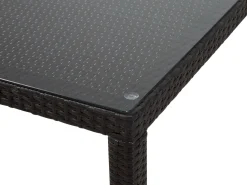 Beliani 8-Istuttava Ulkoruokailuryhma Polyrottinki Tummanruskea Italy Best Sale