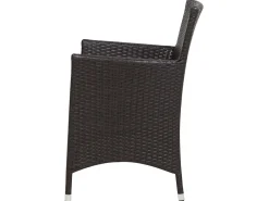 Beliani 8-Istuttava Ulkoruokailuryhma Polyrottinki Tummanruskea Italy Best Sale