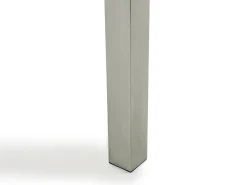 Beliani 8-Istuttava Ulkoruokailuryhma 3-Osainen Lasitaso Tekstiilituolit Valkoinen Grosseto Hot