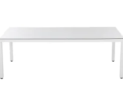 Beliani 8-Istuttava Ulkoruokailuryhma Polyrottinki Valkoinen Italy New