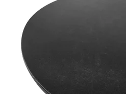 Beliani 4-Istuttava Ulkoruokailuryhma Alumiini Musta/Harmaa Olmetto/Taviano New