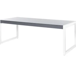 Beliani 6-Istuttava Ulkoruokailuryhma Alumiini Harmaa Bacoli Best Sale