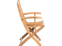 Beliani 6-Istuttava Ulkoruokailuryhma Aurinkovarjolla Vaalea Akasiapuu Maui Outlet