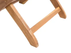 Beliani 6-Istuttava Ulkoruokailuryhma Aurinkovarjolla Vaalea Akasiapuu Maui Outlet