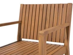 Beliani 8-Istuttava Ulkoruokailuryhma Akaasia Vaalea Puu Sassari Cheap