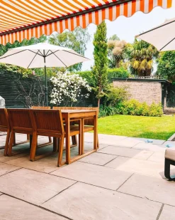 Beliani 8-Istuttava Ulkoruokailuryhma Akaasia Vaalea Puu Sassari Cheap