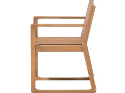 Beliani 8-Istuttava Ulkoruokailuryhma Akaasia Vaalea Puu Sassari Cheap