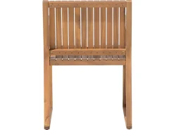 Beliani 8-Istuttava Ulkoruokailuryhma Akaasia Vaalea Puu Sassari Cheap