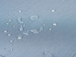 Beliani 8-Istuttava Ulkoruokailuryhma Akaasia Vaalea Puu/Sininen Sassari Online