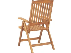 Beliani 6-Istuttava Ulkoruokailuryhma Aurinkovarjolla Vaalea Akasiapuu Java Best Sale