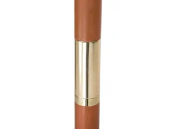 Beliani 6-Istuttava Ulkoruokailuryhma Aurinkovarjolla Vaalea Akasiapuu Java Best Sale