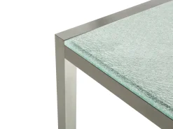 Beliani 6-Istuttava Ulkoruokailuryhma 3-Osainen Lasitaso Tekstiilituolit Musta Grosseto Flash Sale