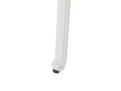 Beliani 4-Istuttava Ulkoruokailuryhma Alumiini Valkoinen Ancona Cheap