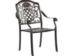 Beliani 4-Istuttava Ulkoruokailuryhma Aurinkovarjolla Alumiini Tummanruskea Salento Flash Sale