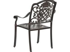 Beliani 4-Istuttava Ulkoruokailuryhma Aurinkovarjolla Alumiini Tummanruskea Salento Flash Sale