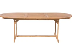 Beliani 8-Istuttava Ulkoruokailuryhma Aurinkovarjolla Akasiapuu Harmaa Maui Hot