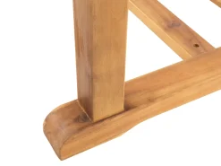 Beliani 8-Istuttava Ulkoruokailuryhma Aurinkovarjolla Akasiapuu Harmaa Maui Hot