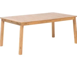 Beliani 8-Istuttava Ulkoruokailuryhma Ja Aurinkotuolit Akaasia Vaalea Puu Cesana Cheap