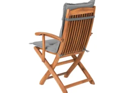 Beliani 8-Istuttava Ulkoruokailuryhma Akasiapuu Harmaa Maui Outlet