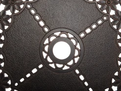 Beliani 4-Istuttava Ulkoruokailuryhma Alumiini Grilli Tummanruskea Manfria Clearance