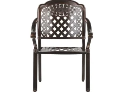 Beliani 4-Istuttava Ulkoruokailuryhma Alumiini Grilli Tummanruskea Manfria Clearance