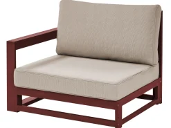 Beliani 3-Istuttava Ulkosohva Akaasia Mahonginruskea Timor Ii Cheap