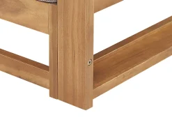 Beliani 2-Istuttava Ulkosohva Akasiapuu Ruskeanharmaa Trani Discount