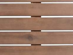 Beliani 7-Istuttava Ulkosohvaryhma Sertifioitu Akaasia Tumma Puu Pataja Store