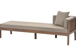 Beliani 7-Istuttava Ulkosohvaryhma Sertifioitu Akaasia Tumma Puu Pataja Store