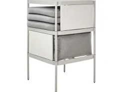 Beliani 2-Istuttava Ulkosohvaryhma Alumiini Vaaleanharmaa Terracina Store