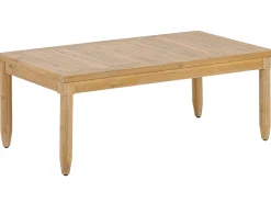 Beliani 4-Istuttava Ulkosohvaryhma Akasiapuu Vasenk. Valkoinen Cremona Online