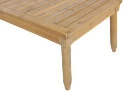 Beliani 4-Istuttava Ulkosohvaryhma Akasiapuu Vasenk. Valkoinen Cremona Online