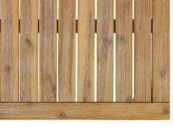 Beliani 4-Istuttava Ulkosohvaryhma Akasiapuu Vasenk. Valkoinen Cremona Online