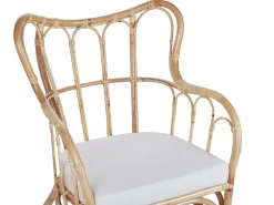 Beliani 4-Istuttava Ulkosohvaryhma Rottinki Luonnonvari Brindisi Best