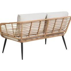 Beliani 4-Istuttava Ulkosohvaryhma Polyrottinki Luonnonvari Corinth Ii Store