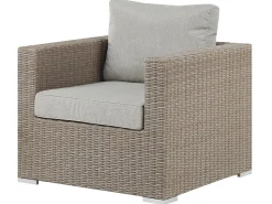 Beliani 6-Istuttava Ulkosohvaryhma Polyrottinki Oikeak. Ruskeanharmaa Contare Flash Sale