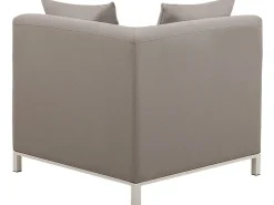 Beliani 5-Istuttava Ulkosohvaryhma Kangas Vasenk. Ruskeanharmaa Belize Cheap