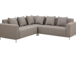 Beliani 5-Istuttava Ulkosohvaryhma Kangas Vasenk. Ruskeanharmaa Belize Cheap