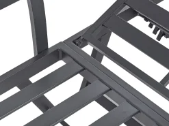 Beliani 5-Istuttava Ulkosohvaryhma Alumiini Harmaa Coccorino Hot