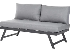 Beliani 5-Istuttava Ulkosohvaryhma Alumiini Harmaa Coccorino Hot