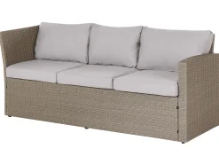 Beliani 5-Istuttava Ulkosohvaryhma Polyrottinki Ruskeanharmaa Bardi Online