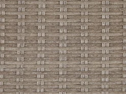 Beliani 6-Istuttava Ulkosohvaryhma Polyrottinki Vasenk. Ruskeanharmaa Contare New