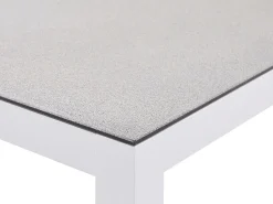 Beliani 5-Istuttava Ulkosohvaryhma Alumiini Valkoinen/Ruskea Borello Cheap