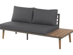 Beliani 5-Istuttava Ulkosohvaryhma Akasiapuu Harmaa Corato Fashion