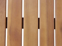 Beliani 7-Istuttava Ulkosohvaryhma Sertifioitu Akaasia Vaalea Puu Pataja Discount